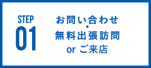 お問い合わせ・無料出張訪問or ご来店